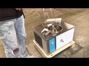 gelato machine maker Commercial Fried Italian Hard Ice Cream Making Machine Batch Freezer Machine
