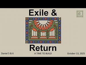BSF Westerville Ohio Men's Study: Exile & Return - 05