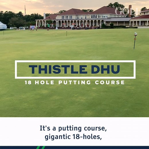 Thistle Dhu, a gigantic 18-hole putting course, is one of the most unique offerings in golf. Check out Pinehurst Resort's hidden gem. | GOLF.com