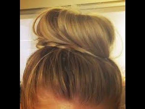 Easy Sock Bun Tutorial (Curly Hair)