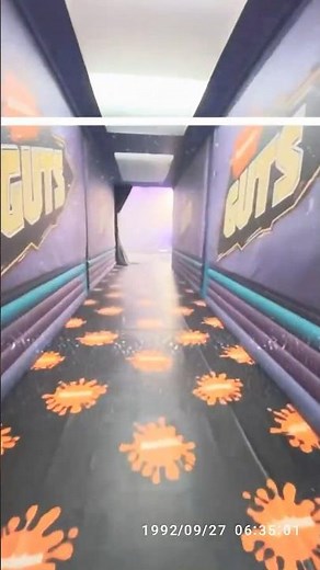 POV: You Step Into Nickelodeon GUTS 🟢 | 90s Game Show Recreated #shorts