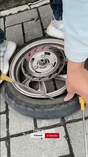 Change Tyre at Home 😱 | No Machine DIY Method