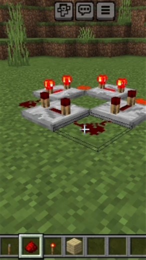 Easy Redstone Clock In Minecraft 🔥 #Minecraft #ytshorts