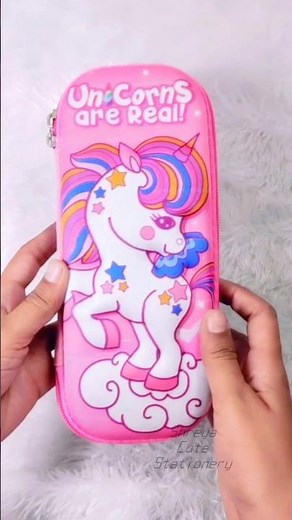 Barbie Vs Unicorn, Pencil Box, Pouch, Compass Box, Cute Stationery For School #shorts #shafa #safa