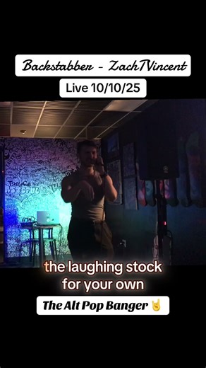 Backstabber LIVE 🔥 #music #altpop #artist #smallartist