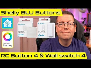 Shelly buttons - wall switch 4 & RC Button 4