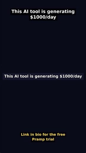 This AI tool is generating $1000/day #Shorts