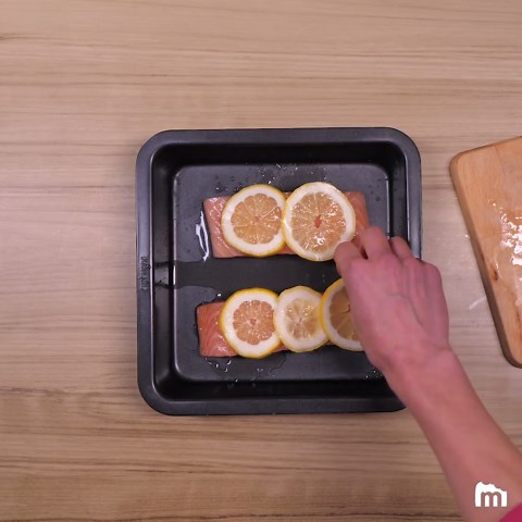 Pavés de saumon au four facile