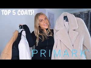PRIMARK HAUL: TOP 5 Primark COATS! Autumn / Winter 2022!