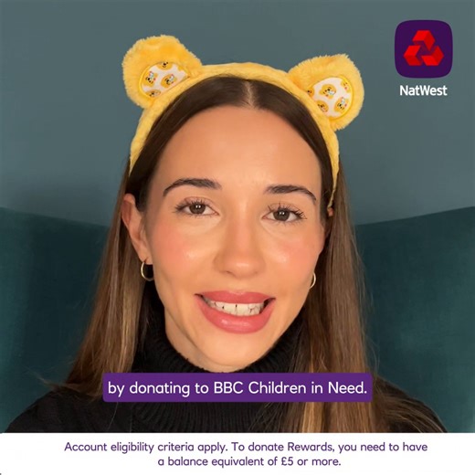 If you’ve got a NatWest Rewards account, you could donate your Rewards to BBC Children in Need — helping fund real-life heroes who support children through life’s ups and downs. 💛 Donate Rewards here: https://www.natwest.com/myrewards/partner-retailers.html | NatWest