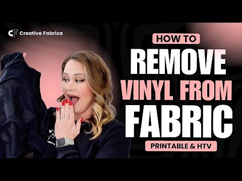 How To Remove Vinyl From Fabric | Printable & HTV 🤩