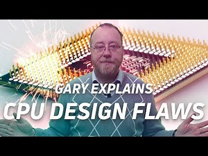 Why modern CPUs are flawed (Meltdown/Spectre) - Gary explains