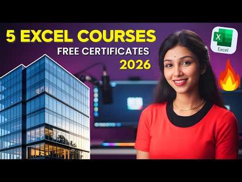Best Excel Certifications Courses 2026 | MS EXCEL | 100% OFF | Free Links