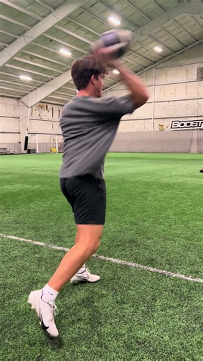 - Working quick and twitchy movements while getting back to our base. - The pocket isn't always going to be clean but we wanna get back both feet into the ground as much as possible to generate velocity through both feet - Which throw was the best? #viral #fyp #collegefootball #views #nflfootball