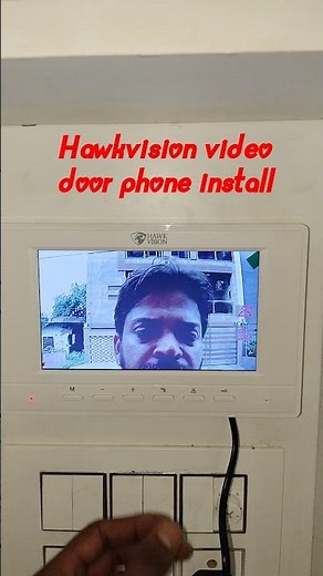 hawkvision video door phone Installation #videodoorphone #smartphone #hawkvision #views #doorbell