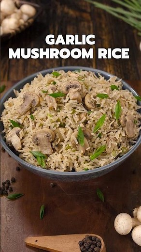 Garlic Mushroom Fried Rice | Easy One Pot Meal for Busy Days | Under 30 Minutes