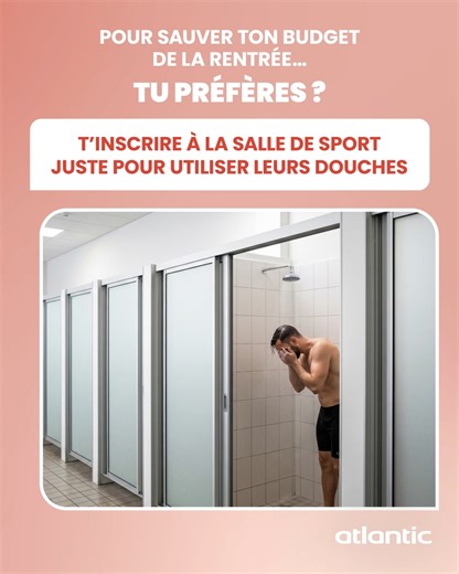 💸 Septembre, le mois où tout tombe d’un coup : taxe foncière, rentrée, factures qui s’envolent… et si on pouvait au moins alléger la note d’eau chaude ? Avec le chauffe-eau thermodynamique connecté Égéo, profitez de vos douches bien chaudes sans craindre la facture qui explose. 😉 | Atlantic France