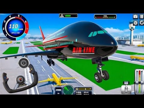 Flight Airplane City Pilot Simulator - Plane Boeing Emergency Landing - Android Gameplay