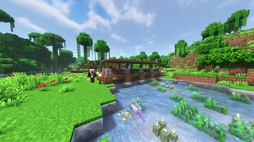 Minecraft Easy Bridge 🌁 #Minecraft #minecraftbuilding #minecrafttutorial #minecraftbuilds #minecraftmemes #longervideos