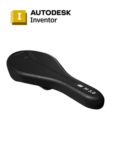 Bicycle saddle design Autodesk Inventor #cad #autodeskinventor #3ddesign