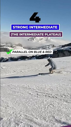 Ski Level 4 - The Intermediate Plateau #ski #skiing #skitips