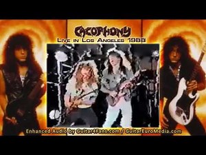 CACOPHONY - Live In Los Angeles 1988 - ENHANCED AUDIO