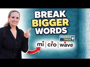 Syllable Types Chart and Identifying the Syllable Patterns
