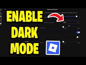 How To Enable Dark Mode In Roblox App - Full Guide