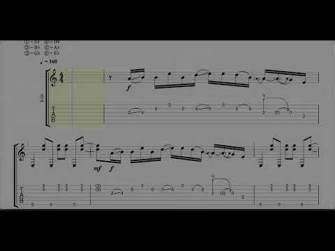 Stevie Ray Vaughan Scuttle Buttin' Tab ,backing track standard tuning