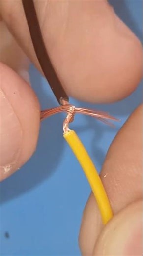 That's how my grandfather taught me how to connect electrical wires together