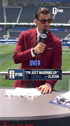 Zlatan is looking good and feeling good after day 1 of the FIFA World Cup