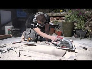 Cutting of Natural Limestone with Marcrist Cutter