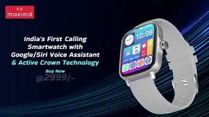 19K views · 21 reactions | Explore active crown technology to zoom, change watch faces and scroll through all features. Buy #MaxProTurbo at a special launch price of ₹2,999/- only. https://www.amazon.in/dp/B0B2NWJH67/ Exclusively available on Amazon. #BestSeller #maximawatches #maximasmartwatch #amazonspecials #voiceassistant #callingsmartwatch #smartwatch #smartwatches #ordernow | Maxima Watches | Facebook