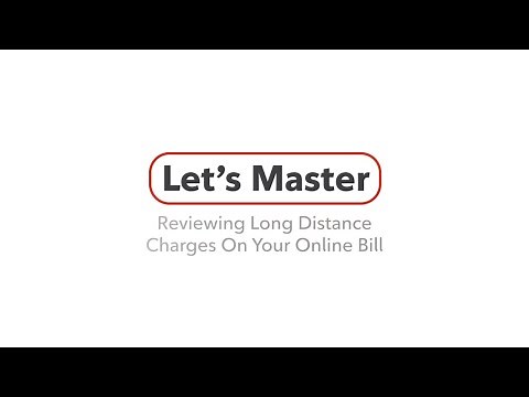 Rogers Online Bill - Understand Your Long Distance Charges