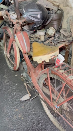 Ketemu Motor antik 50cc langka di bengkel