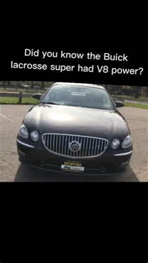 Did you know the Buick lacrosse super had V8 power?
