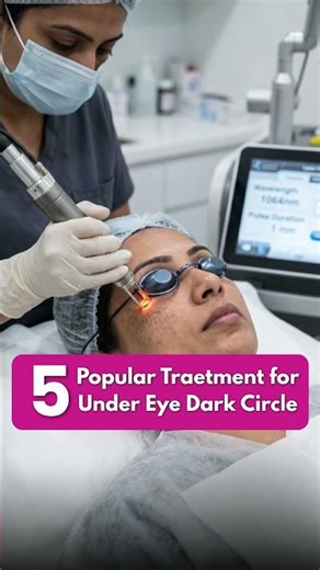 5 popular treatment for Dark circle treatment ⭐️