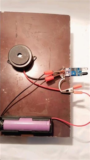 IR Sensor || Buzzer Alarm Project #shorts #experiment #buzzer #diy