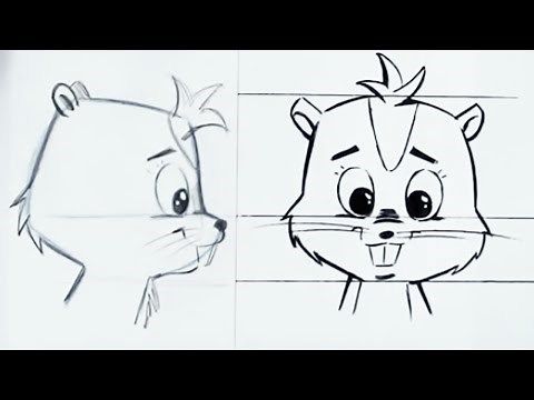 How to Draw a Chipmunk - For Beginners