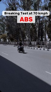 ABS VS NON ABS break testing #abs #breaktest #absvsnonabs #abs #antilockbrakingsystem #test #breaktesting #xtream #abstest | Shivam Pratap