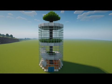 Building a Modern Circular House in Minecraft