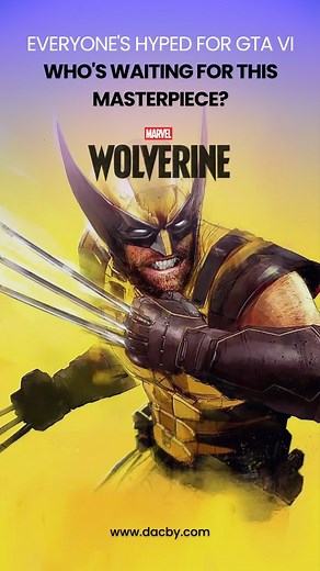 2.6K views · 14 reactions | Comment... who is waiting for this  Visit us: www.dacby.com #marvelstudios #marvelfan #wolverine #dacby #explorepage #reels #gaming #ps5 #ps4 #consolegaming #buynow | Dacby | Facebook