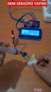 TOPRAK NEM SENSÖRÜ YAPIMI #IQ260 #arduino #fun