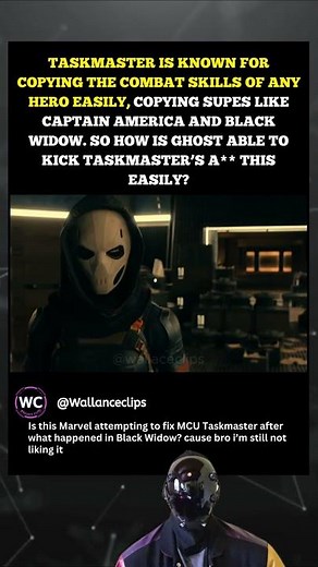 Ghost vs Taskmaster Thunderbolts Fight | Why does Taskmaster Lose This Bad