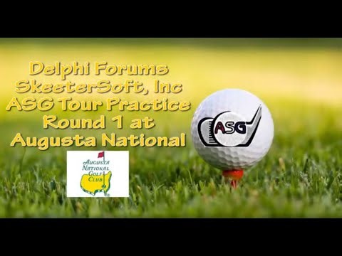 ASG golf Tour practice round (hole 7, 12 and 13)