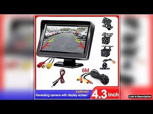 Easy Installation 43Inch or Rear View Camera Monitor Screen Reversing Camera for Car Parking