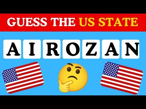 Only 5% Can Unscramble All 50 US State Names - Geography Quiz Challenge!