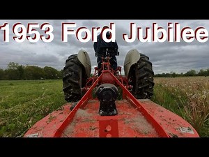 Brush Hogging with a Restored 1953 Ford Jubilee | Watch This Old Tractor Work Like New