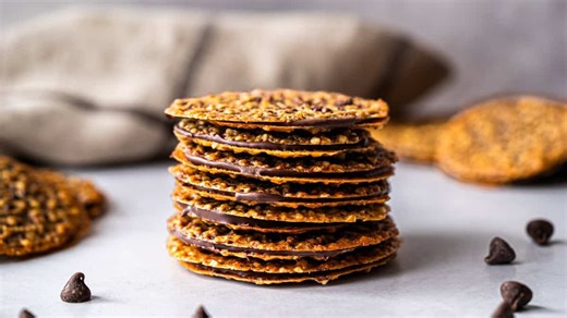 Lace Cookies have this magical mix of crisp edges and melted chocolate that keeps you coming back for “just one more.” | Tastes Better From Scratch