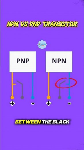 NPN Vs. PNP Transistors Explained #transistor #transistors #diyelectronic